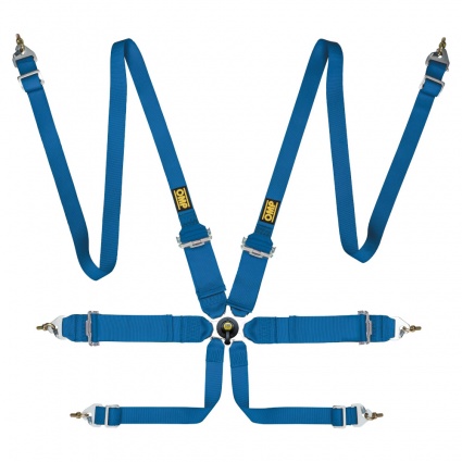 OMP First Saloon 3'' + 2'' 6 Point Harness