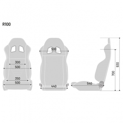 Sparco R100 Martini Racing Seat