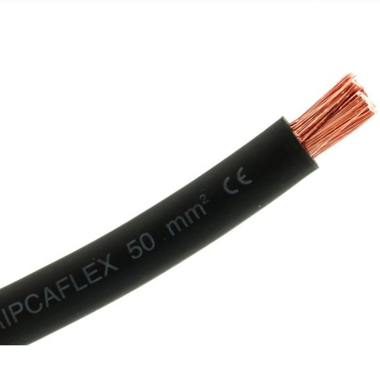 50mm Flexible Battery Cable Black