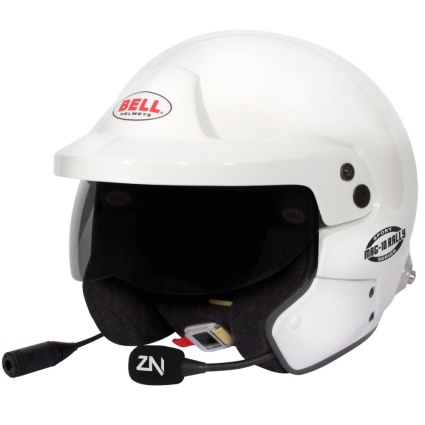 Bell Mag-10 Rally Sport Helmet - White - (HANS)