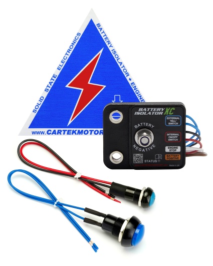 Cartek Battery Isolater X-Club Kit (Blue Ext. Button)