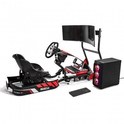 Sparco Evolve Pro Kart Rig II Complete Sim Racing Simulator