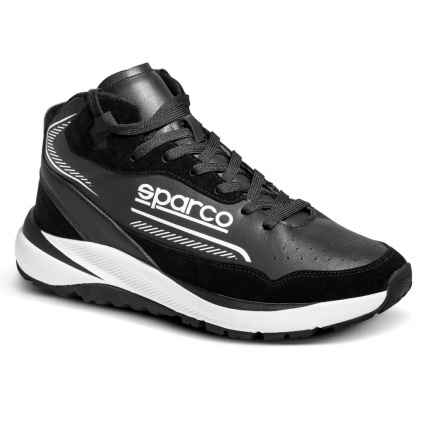 Sparco Fast Mechanics Shoes (FIA & SFI) - Black/White