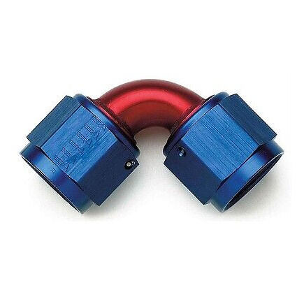 Aeroquip Female to Female 90 Degree Adaptor Blue