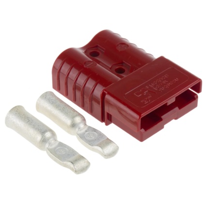 Anderson Plug Water Proof Cover/Sleeve - Red jack plug half