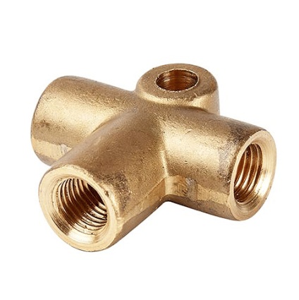 Automec 3/8 x 24 Equal Female Brass Tee Piece