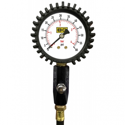 B-G 2.5 Inch Tyre Pressure Gauge  0-60 Psi / 0-4 Ba