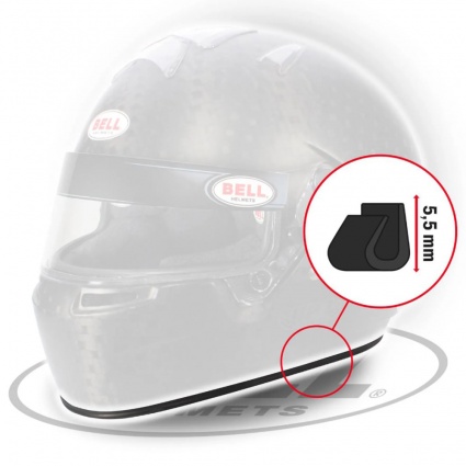 Bell Helmet Bottom Edge Trim Profile