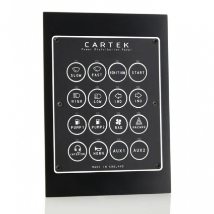 Cartek 16 Channel Power Distribution Panel Retro Edition