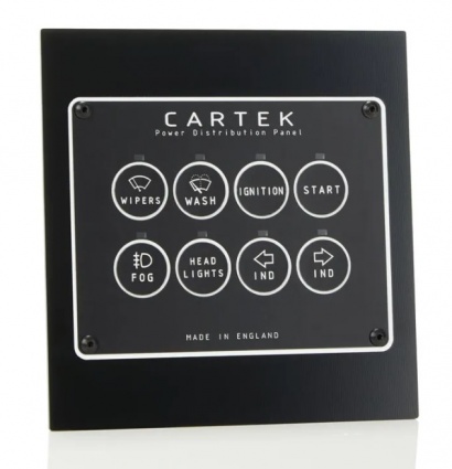 Cartek 8 Channel Power Distribution Panel Retro Edition