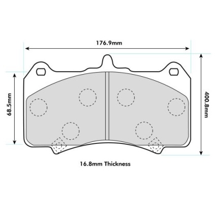 Ferodo DS2500 Brake Pads Suit AP Caliper