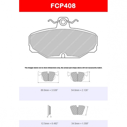 Ferodo FCP408H DS2500 Brake Pads