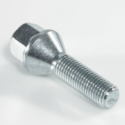 Grayston M12 x 1.25 Loose Radius Zinc Plated 40mm Long Wheel Bolt 17mm Hex.