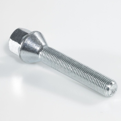 Grayston Wheel Bolt M12x1.5mm, 50mm Long, 17mm Hex Head & Fixed 60 Degree Taper