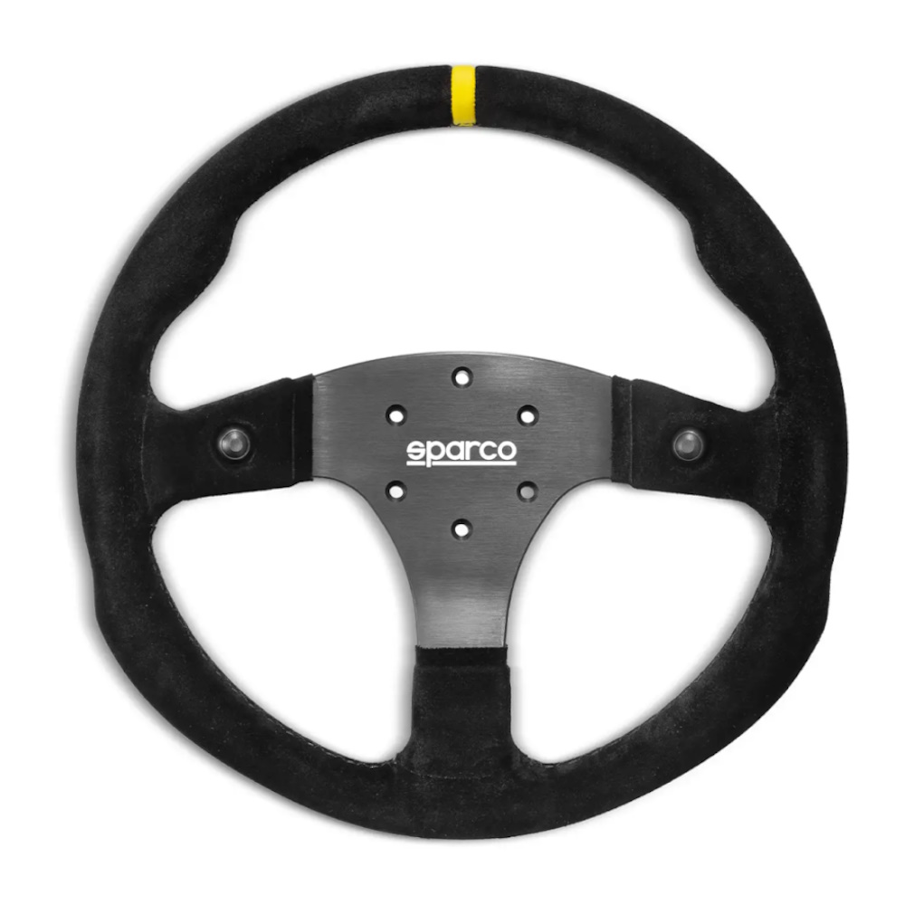 Sparco R350 Black Suede Steering wheel