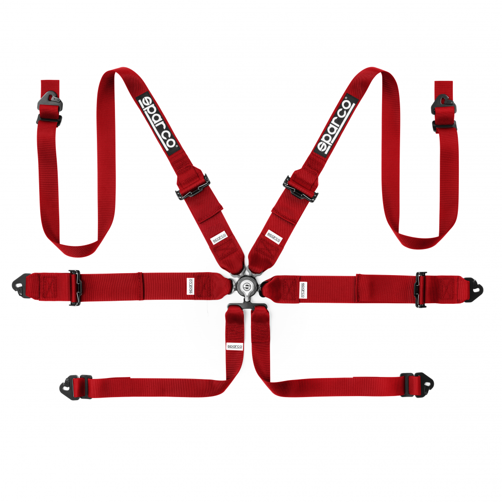 Sparco 04818RH1 Harness | Sparco 6 Point Harness | Saloon Harness | FIA ...