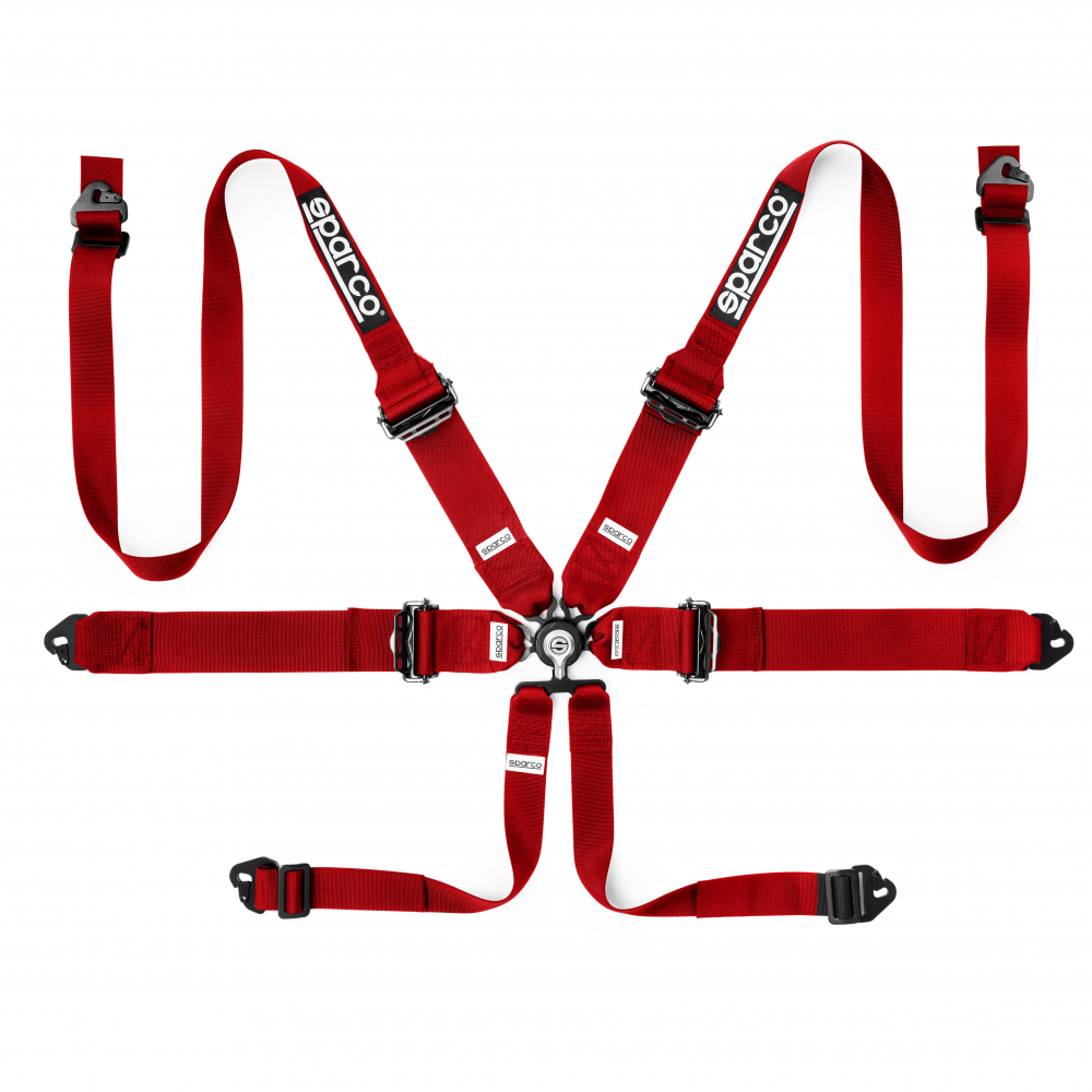 Sparco 04818RHALPD1 Harness | Sparco 6 Point Harness | Saloon Harness ...