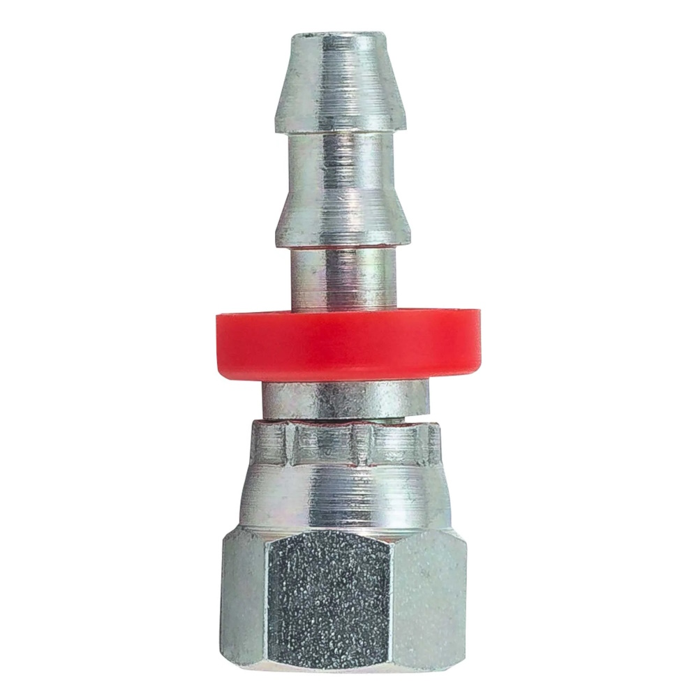 Moquip -4 JIC Straight Female BZP Steel Fitting for 1/4 Hose