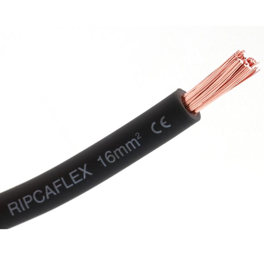 16mm Flexible Battery Cable Black