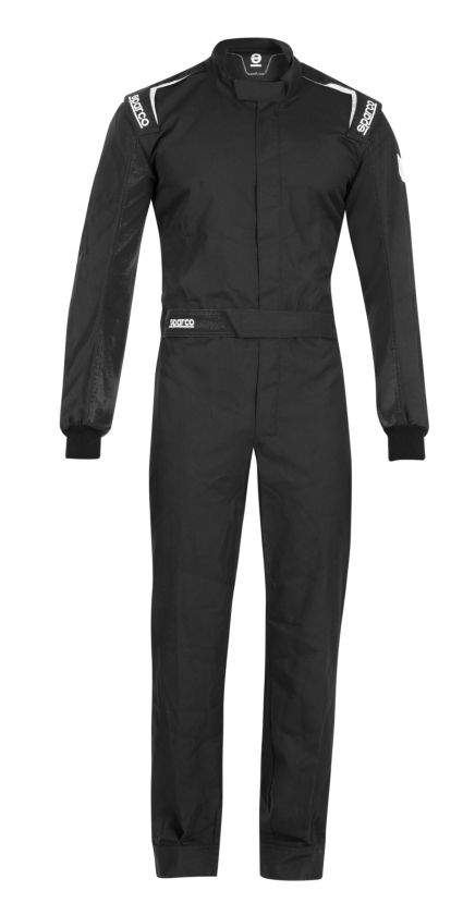 Sparco One (Non-FIA) Race Suit Black/White | Rallynuts