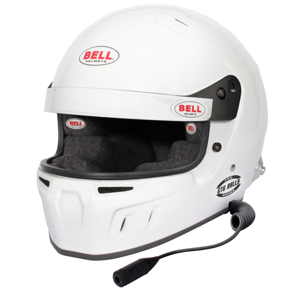 Bell GT6 Rally Helmet - White - (HANS)