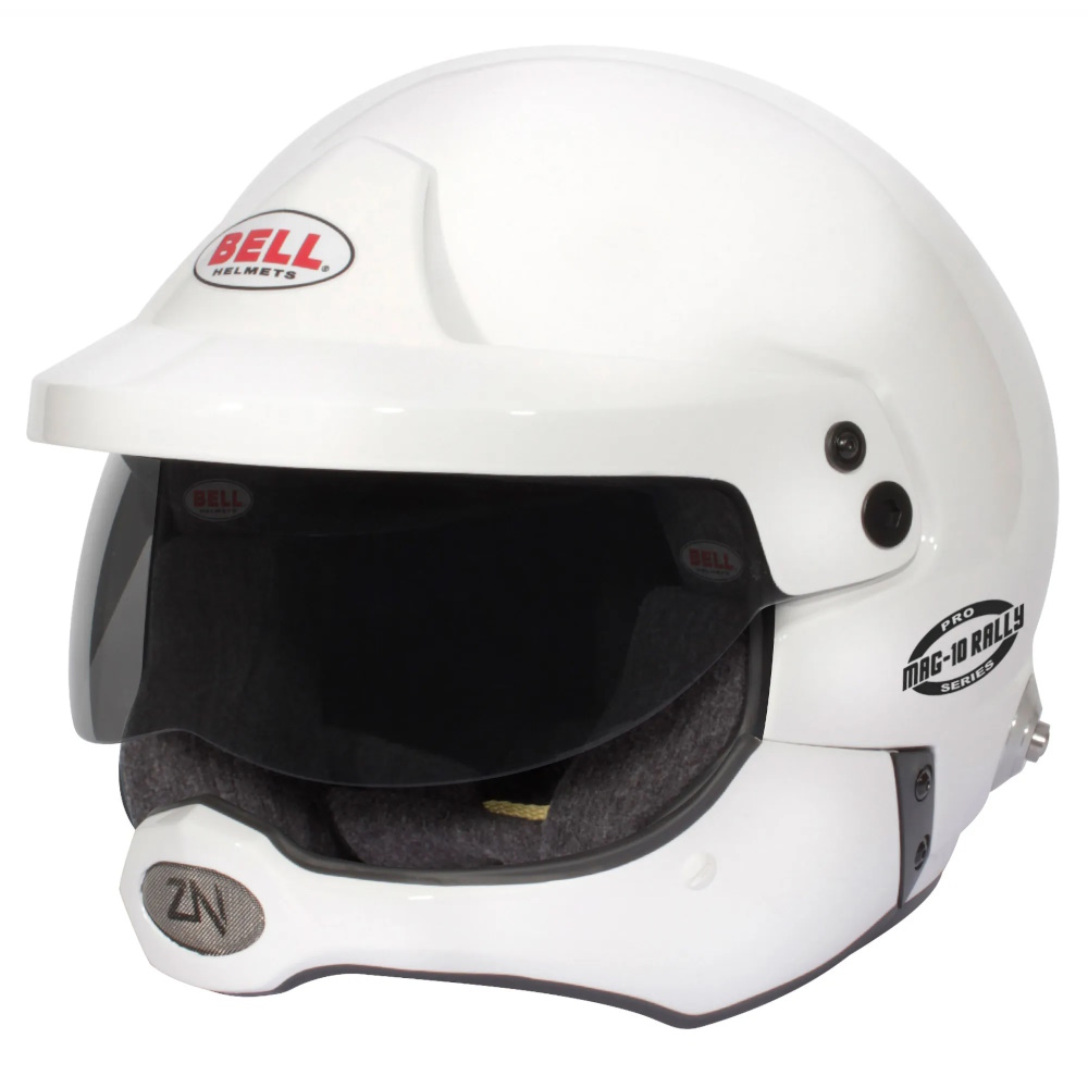 Bell Mag-10 Rally Pro - White - (HANS)