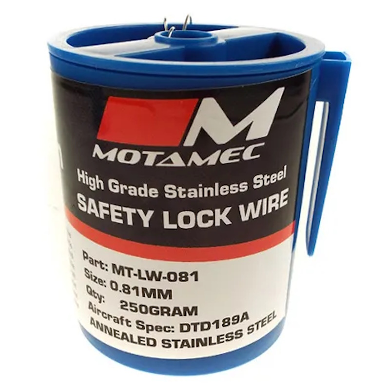 Motamec Stainless Steel Safety Lock Wire 0.81mm