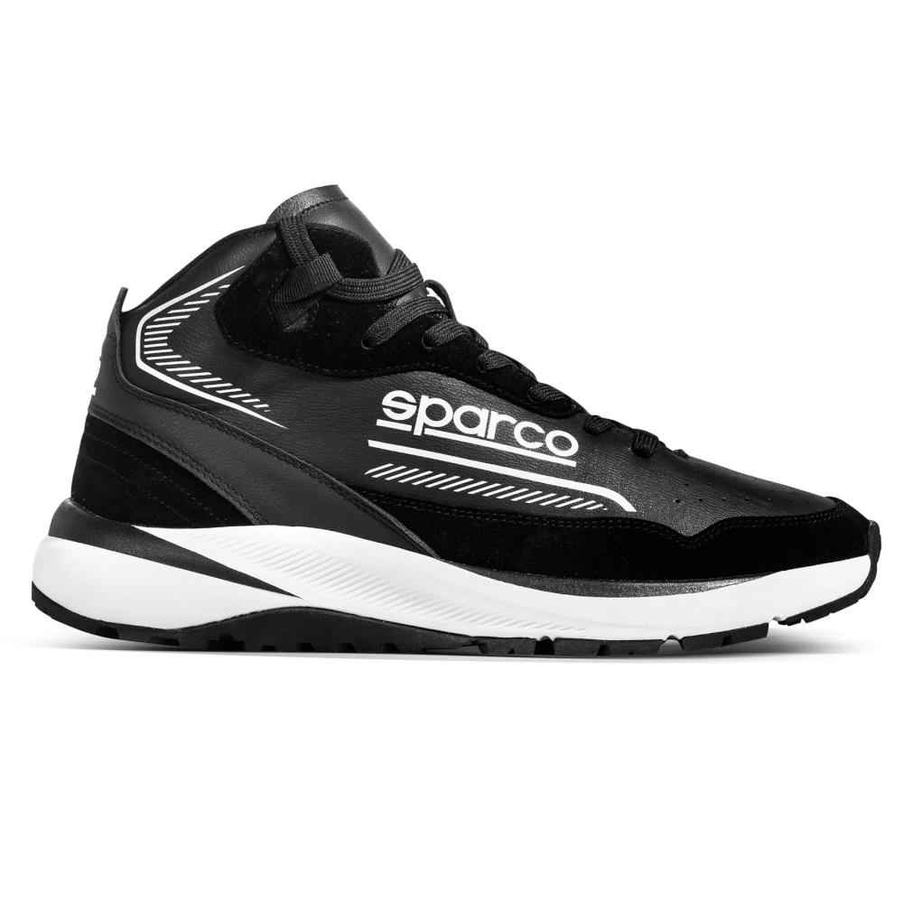 Sparco Fast Mechanics Shoes (FIA & SFI) - Black/White