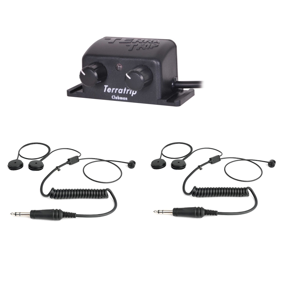 Terraphone Clubman Intercom Kit - 2 Professional Full Face Headsets