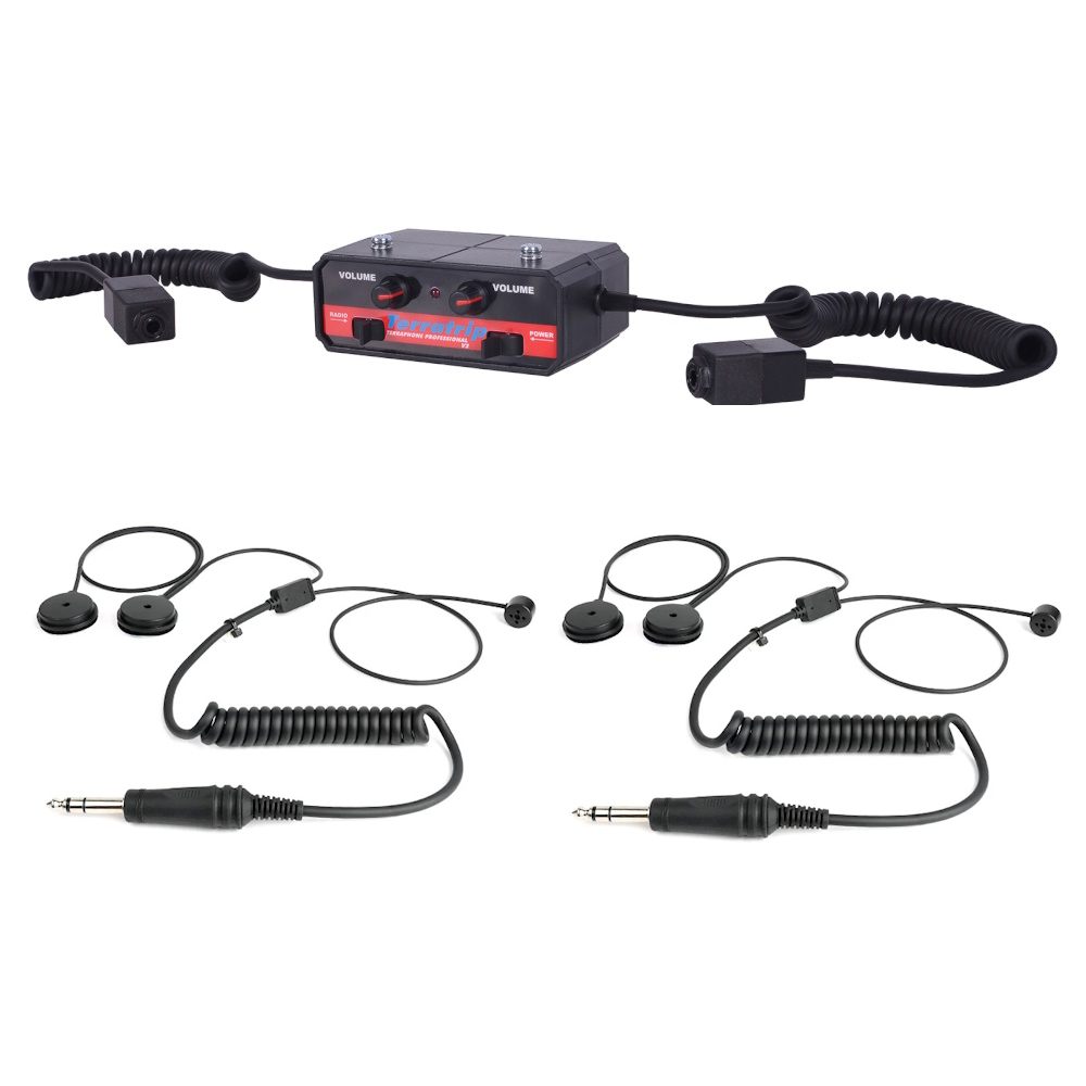 Terraphone Professional Intercom Kit - 2 Pro Full Face Headsets