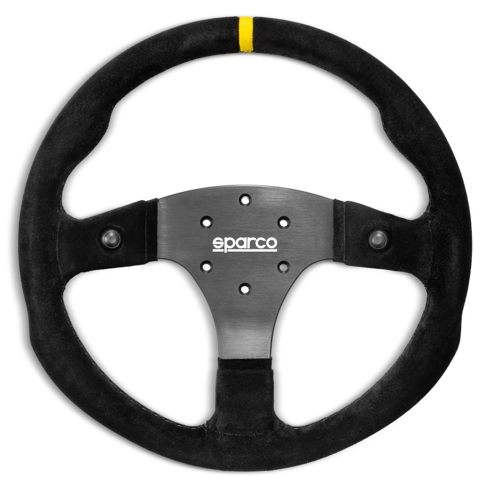 Sparco R350B Black Suede Steering wheel