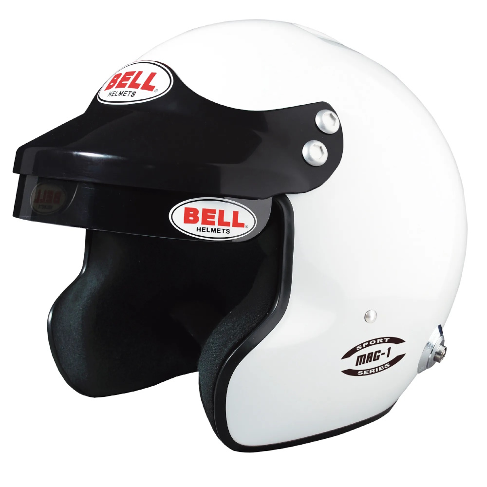 Bell Mag-1 Helmet - White (HANS)