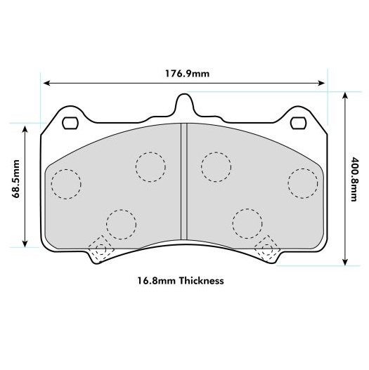 Ferodo DS2500 Brake Pads Suit AP Caliper