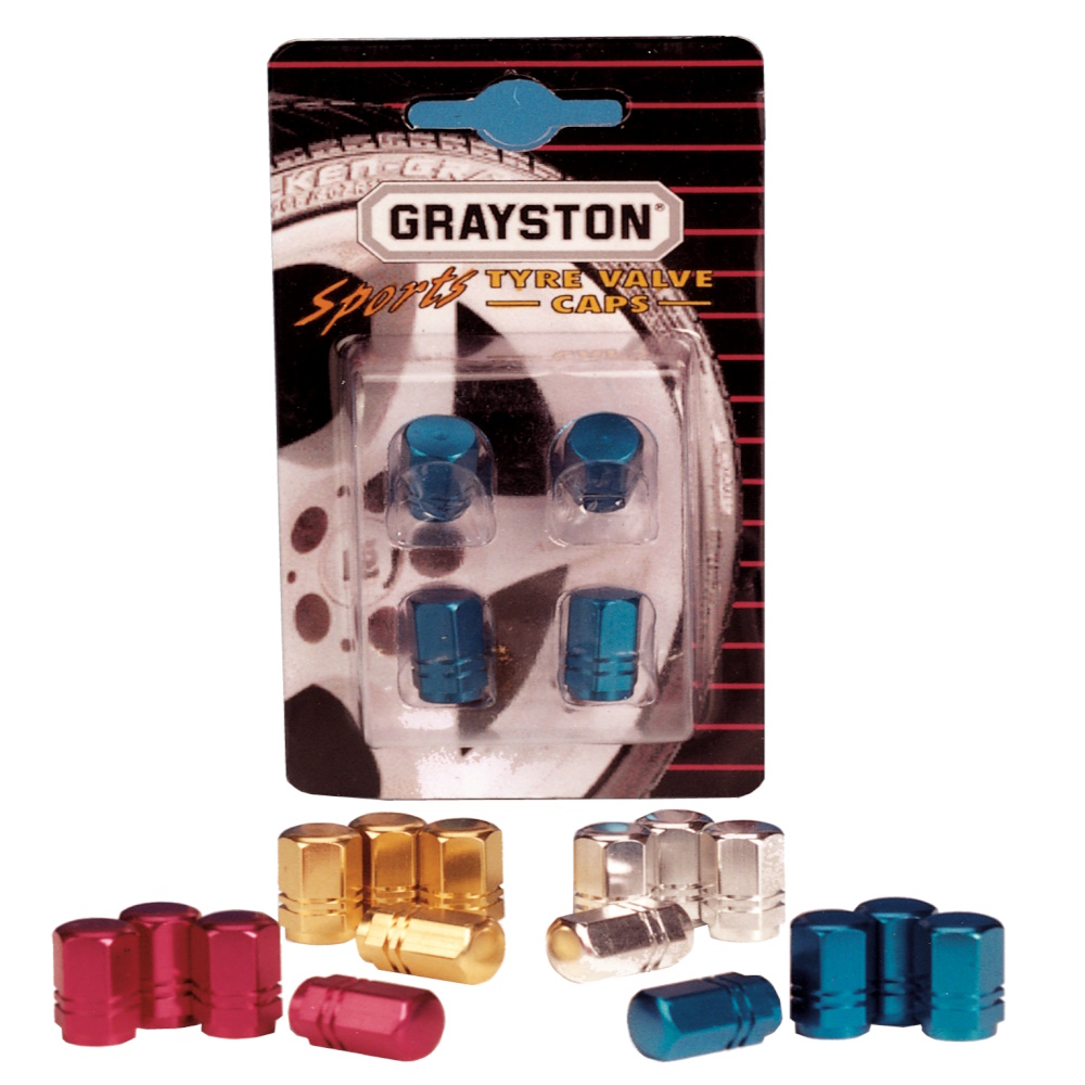 Grayston Anodised Aluminium Valve Caps