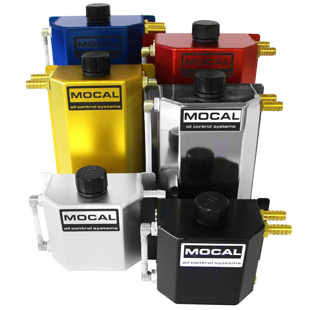 Mocal 2 Litre Bulkhead Mounted Oil Catch Tank