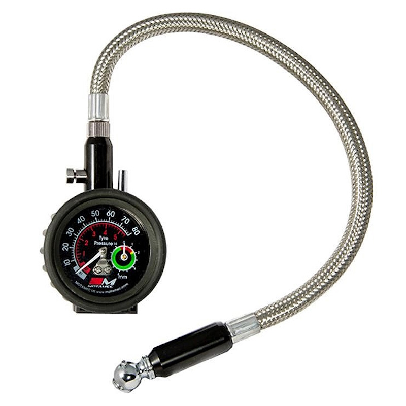 Motamec 0-80psi Tyre Pressure Gauge