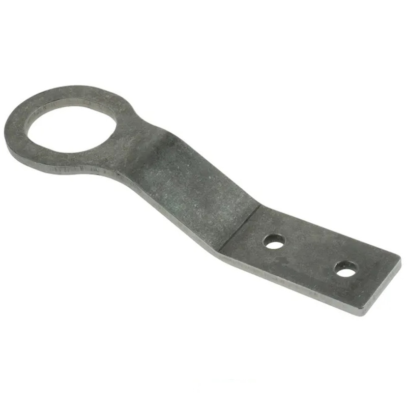 Motamec Long Angled Plain Steel Tow Eye Towing Hook