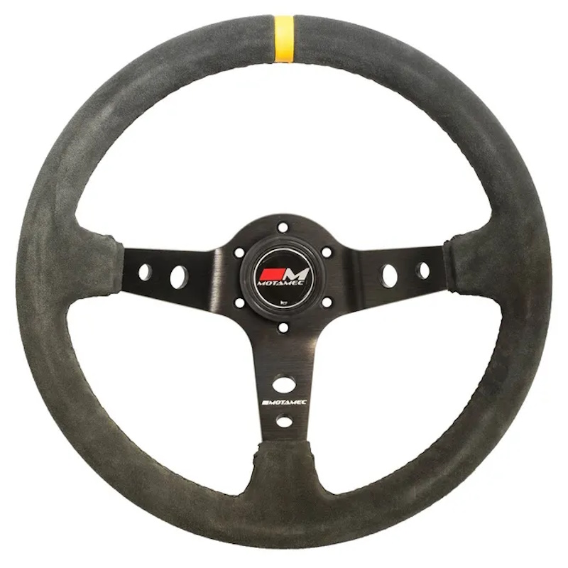 Motamec Rally Steering Wheel Deep Dish 350mm Dark Grey