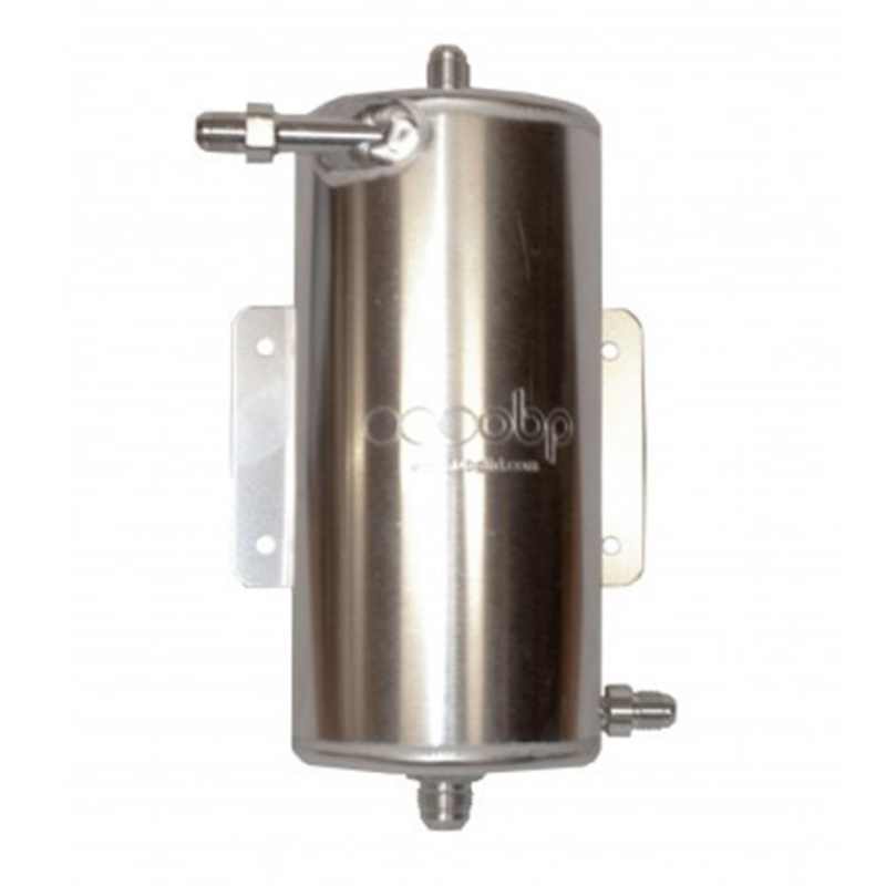 OBP Bulkhead Mount 1.5 Litre Fuel Swirl Pot with JIC Fittings