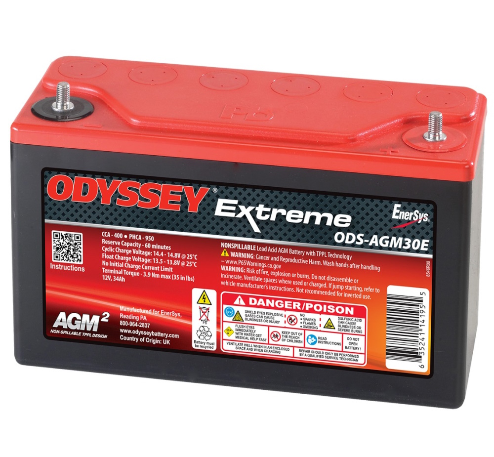 Odyssey PC950 Extreme Racing 30 Battery