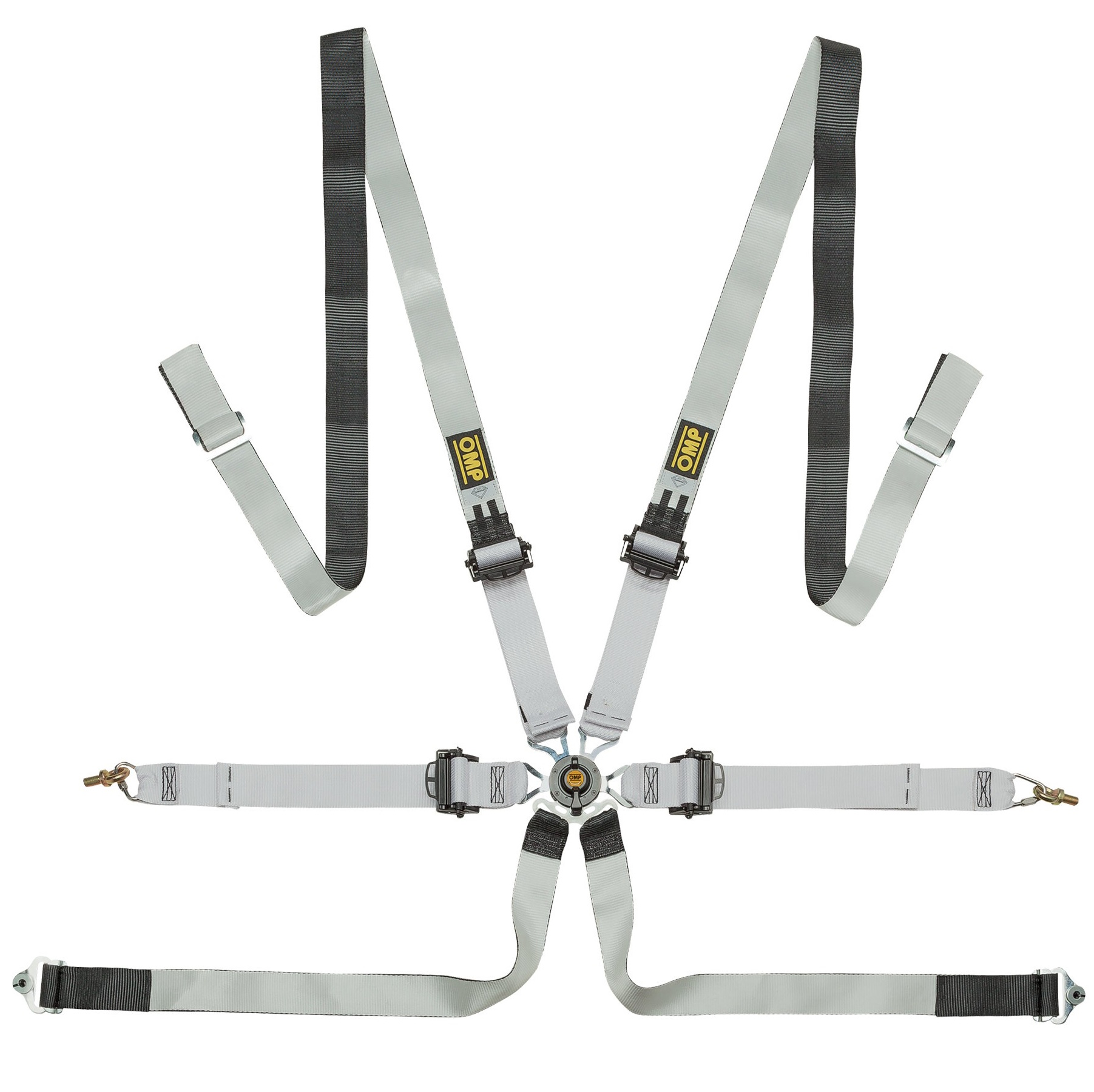 OMP 0102 HSL - Saloon Pull Down Dyneema 6 Point Harness