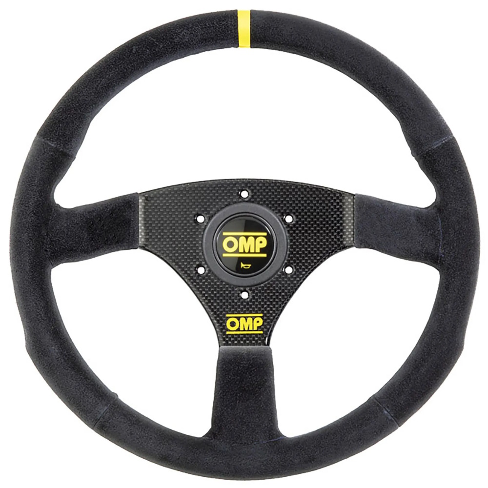 OMP 320 Carbon S Steering Wheel Black Suede