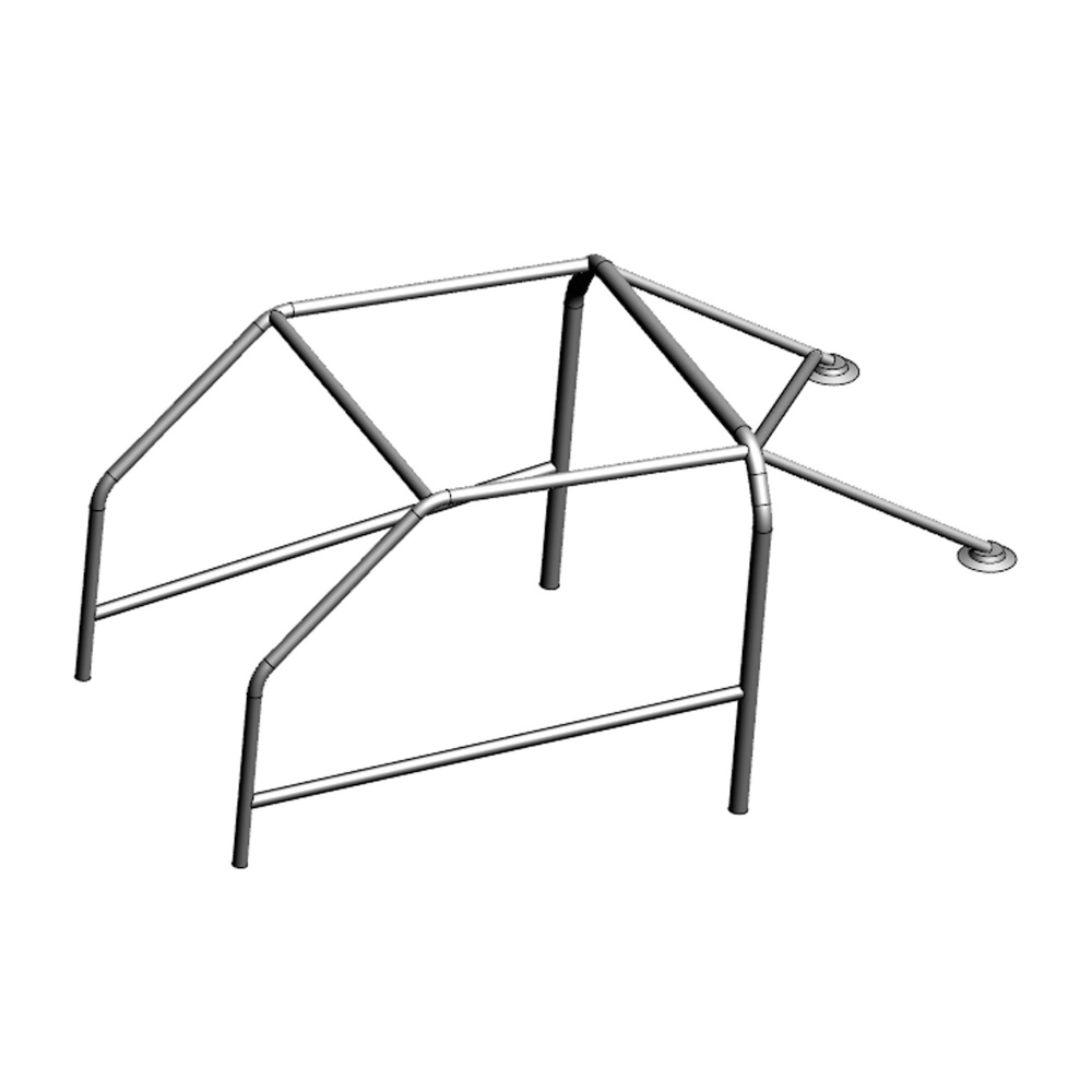 OMP AB/105P/125 FE45 Bolt In Roll Cage Peugeot 104