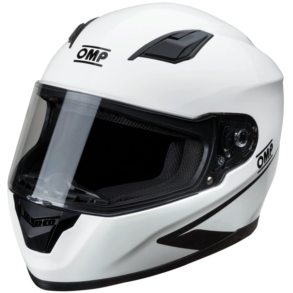 OMP Circuit Evo Full Face Helmet White