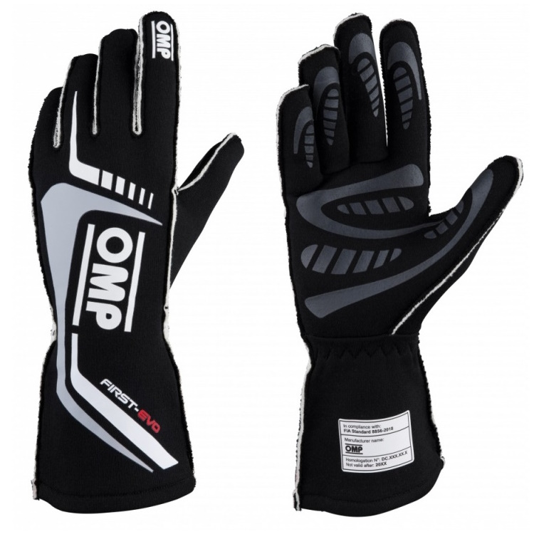 OMP First Evo my2020 Race Gloves Black