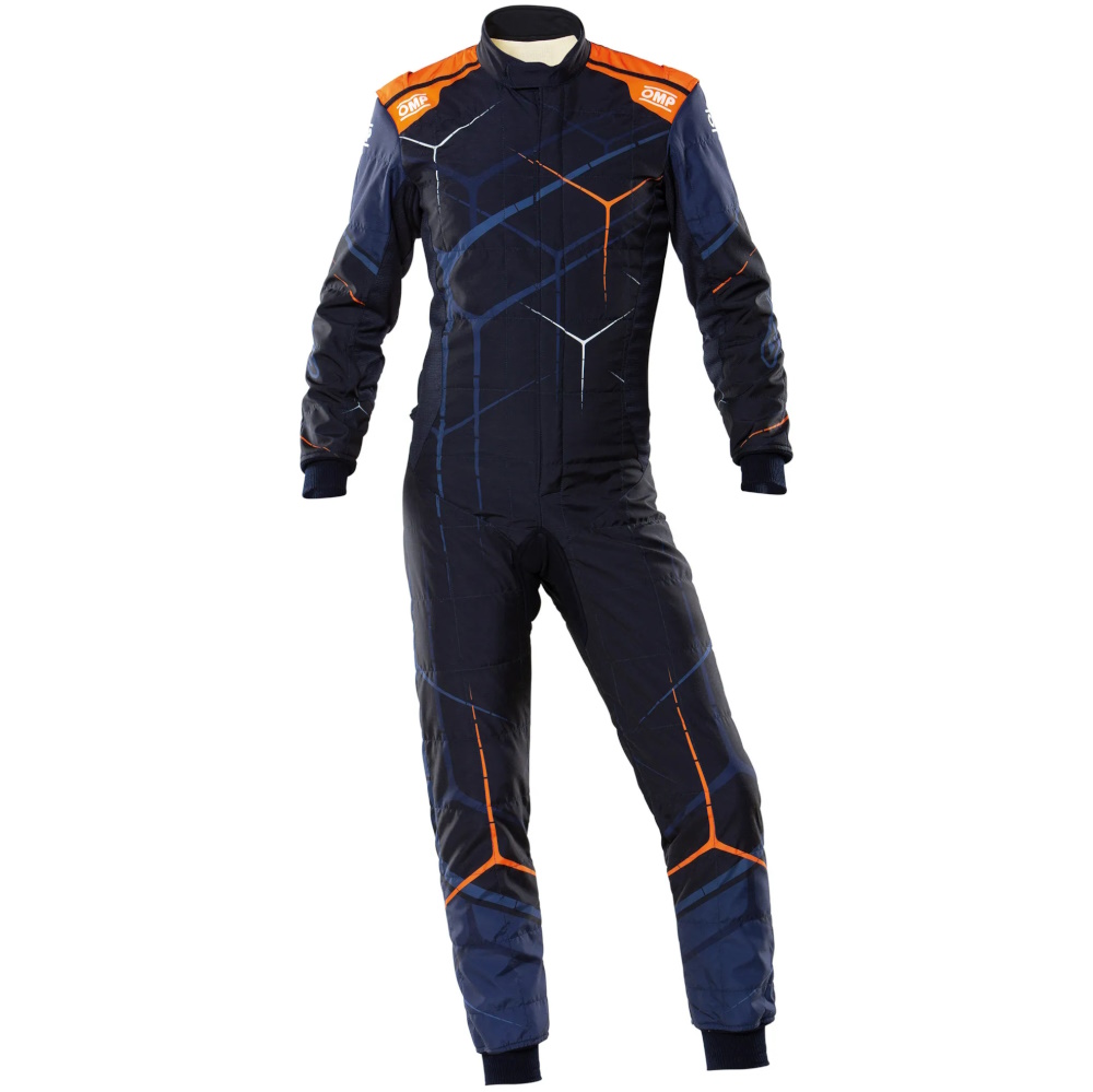 OMP One Art Suit Navy Blue/Orange