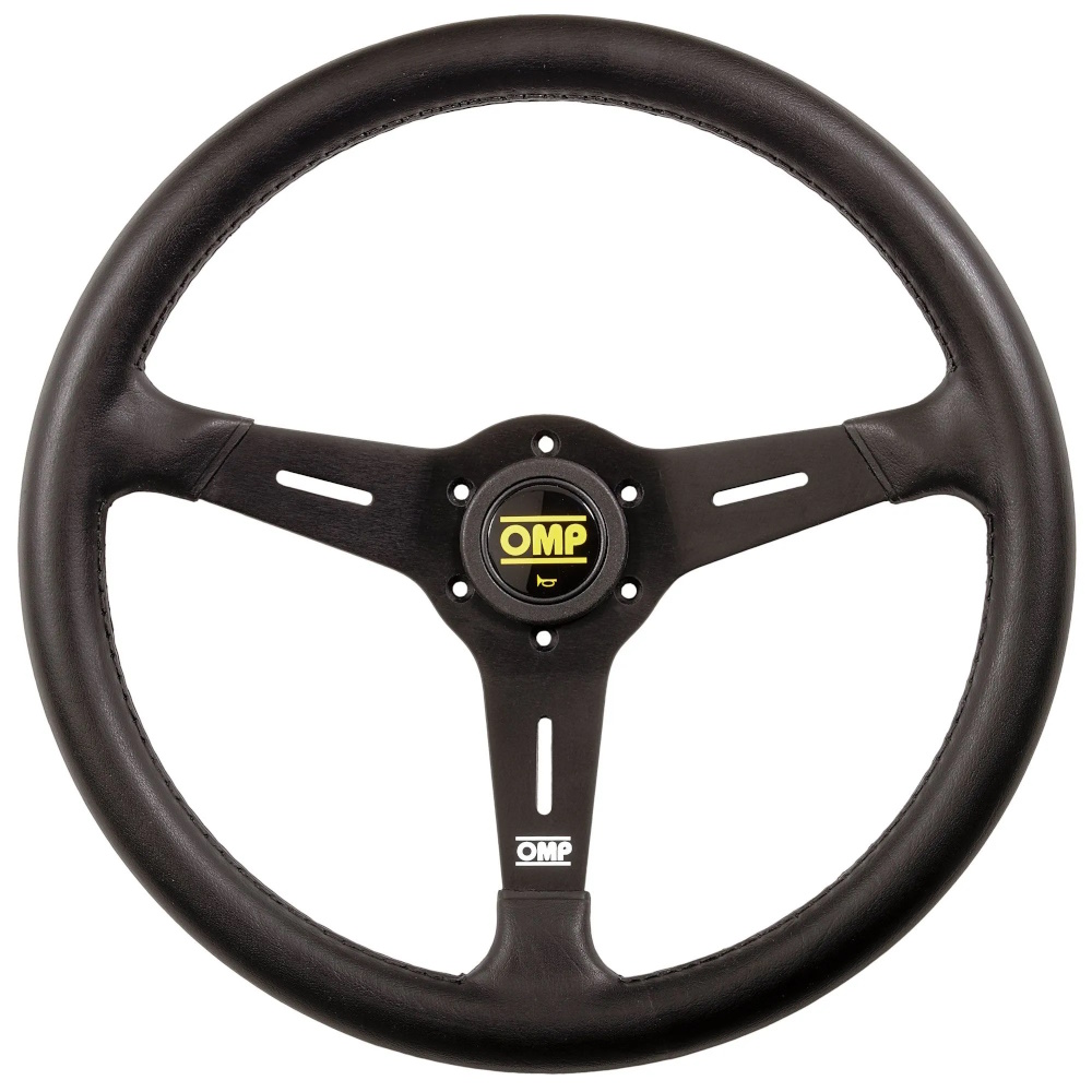 OMP Sand Steering Wheel Black PU