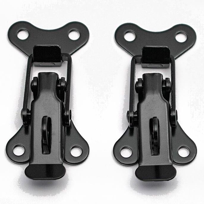 Pair Black Small Lockable Toggle Fasteners