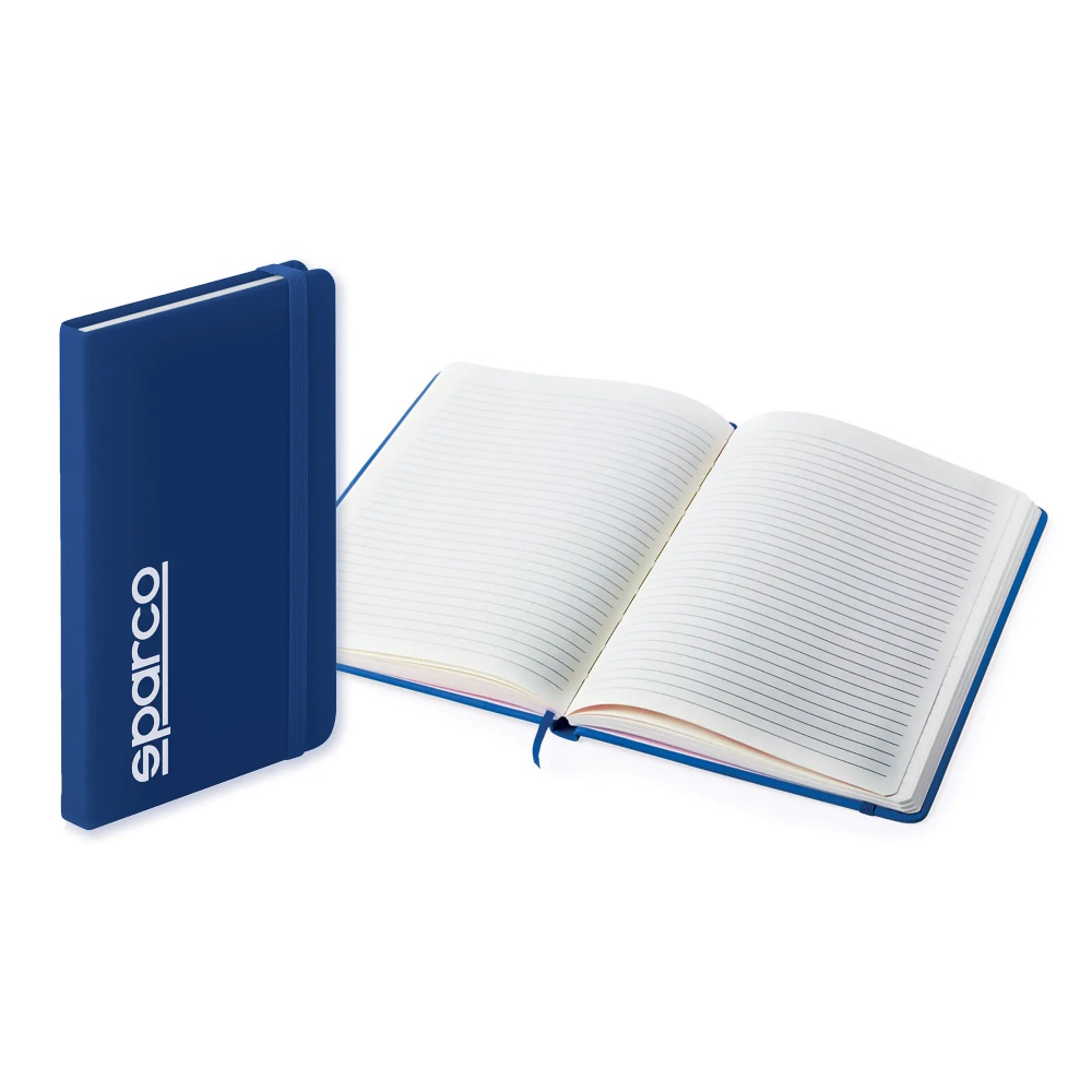 Sparco A5 Leather Lined notebook