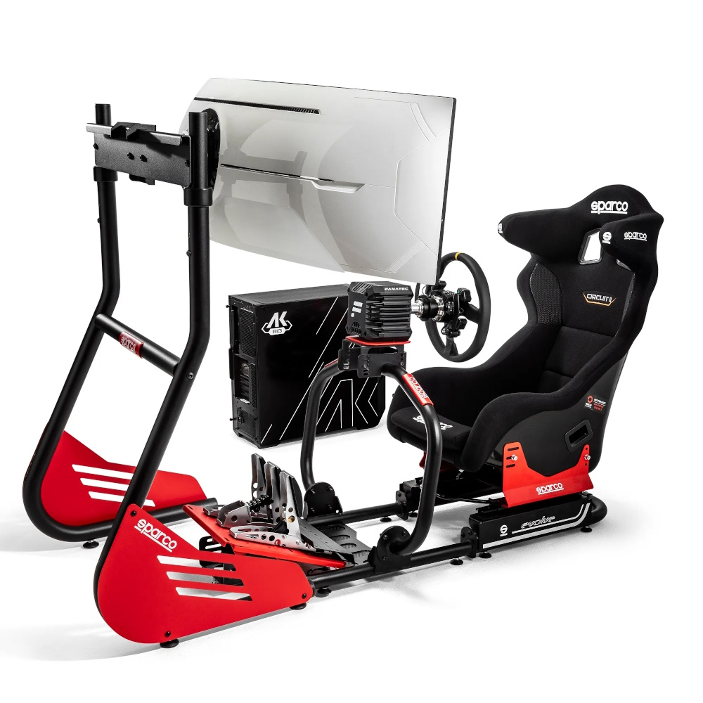 Sparco Evolve Pro GT-R Rig II Sim Racing Cockpit